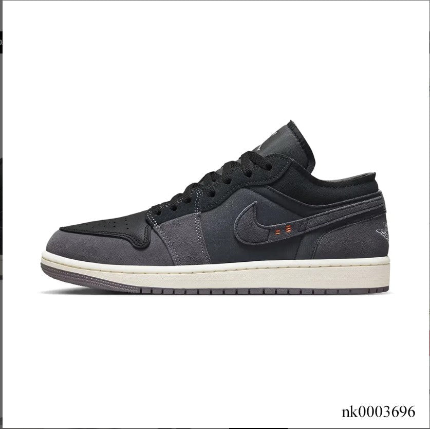 Air Jordan 1 Low Craft Inside Out Black Shoes Sneakers