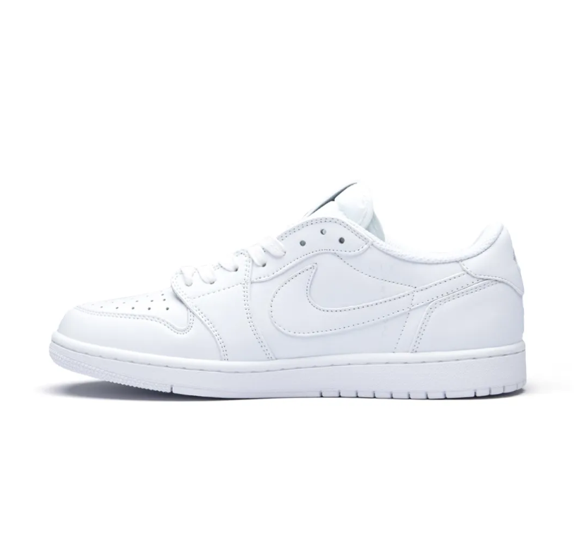 Travis Scott x AJ 1 Low White Party Shoes Sneakers