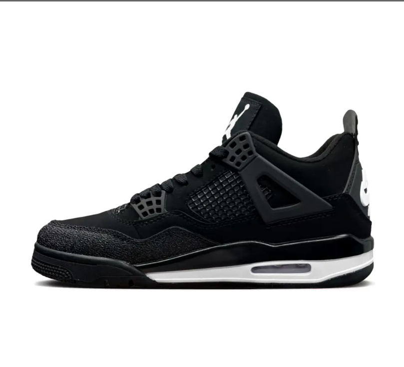 Nigel Sylvester x Air Jordan 4 Black By Black Shoes Sneakers