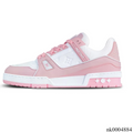 LV Trainer Pink Rose Shoes Sneakers