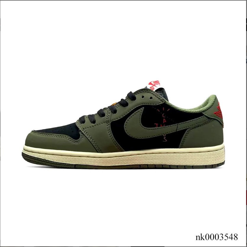 Travis Scott x AJ 1 Low OG Black Olive Shoes Sneakers