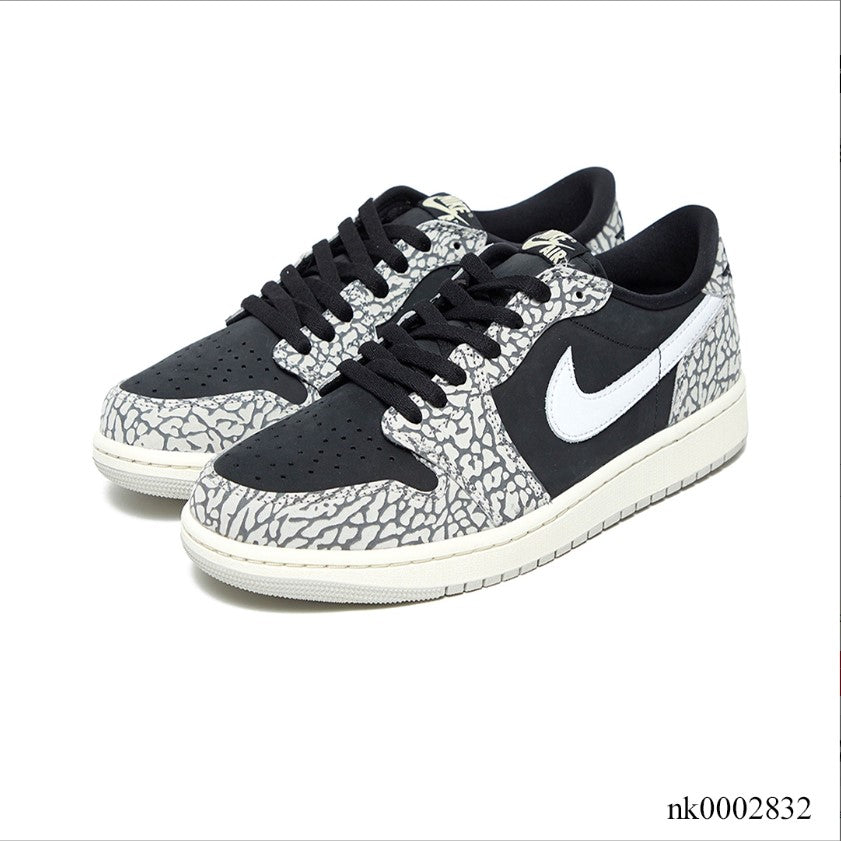 Air Jordan 1 Retro Low OG Black Cement Shoes Sneakers