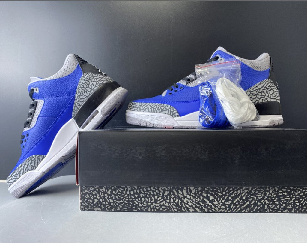 Air Jordan  Jordan 3 Retro Varsity Royal Cement Shoes Sneakers