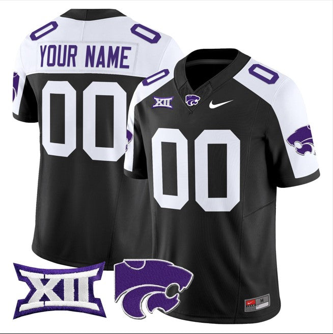 Custom Kansas State Wildcats Jersey Name, Number 2025 Limited Stitched