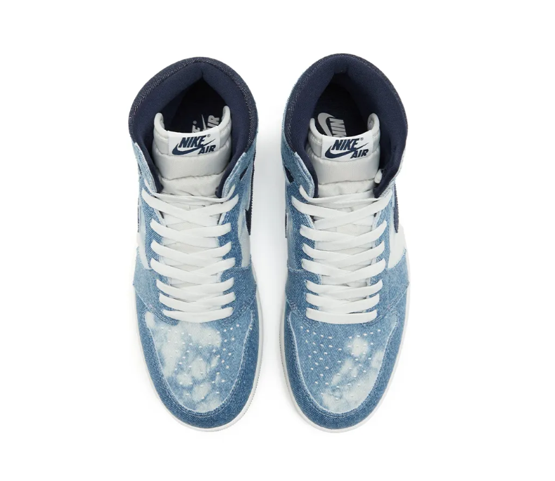 AJ 1 High OG Denim Shoes Sneakers