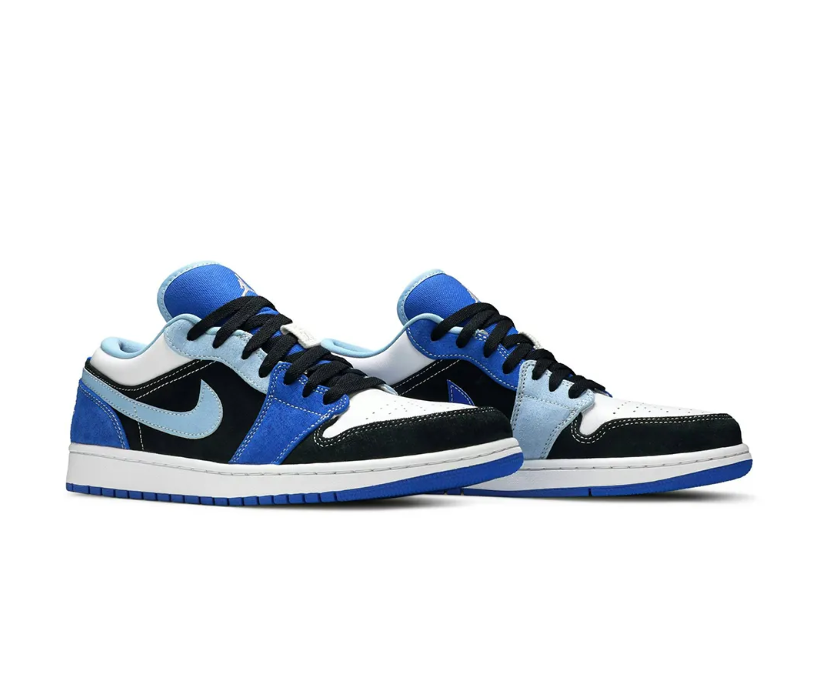 AJ 1 Low Racer Blue White Shoes Sneakers