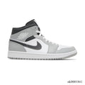 Air Jordan 1 Mid Light Smoke Grey Shoes Sneakers