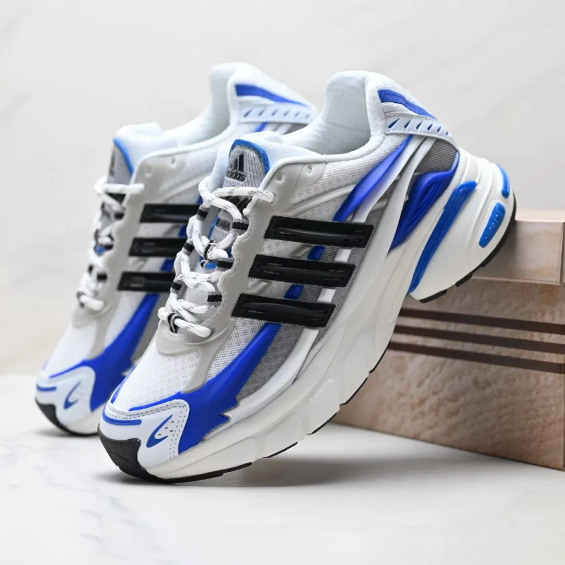 Pharrell x AD Adistar Jellyfish White Blue Shoes Sneakers