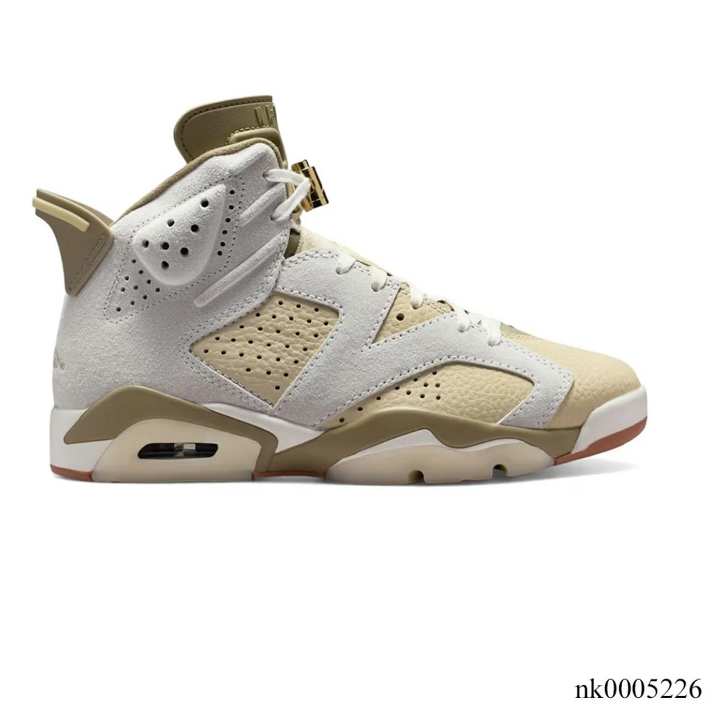 Air Jordan 6 Sail Neutral Olive Shoes Sneakers