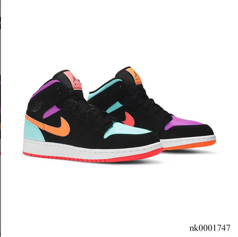 Air Jordan 1 Mid Multi-Color Shoes Sneakers