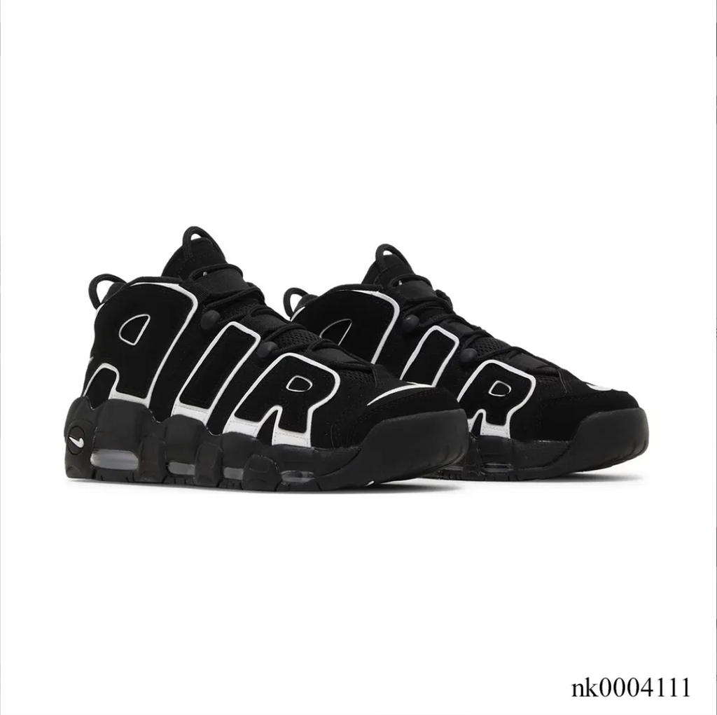 Air More Uptempo Black White Shoes Sneakers