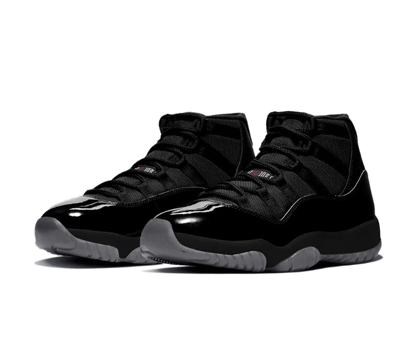 Air Jordan 11 Black Red Grey Shoes Sneakers