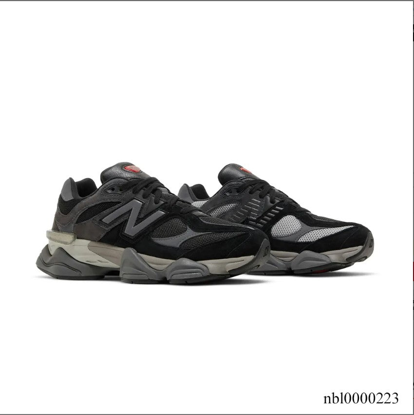 New Balance 9060 Black Castlerock Grey Shoes Sneakers