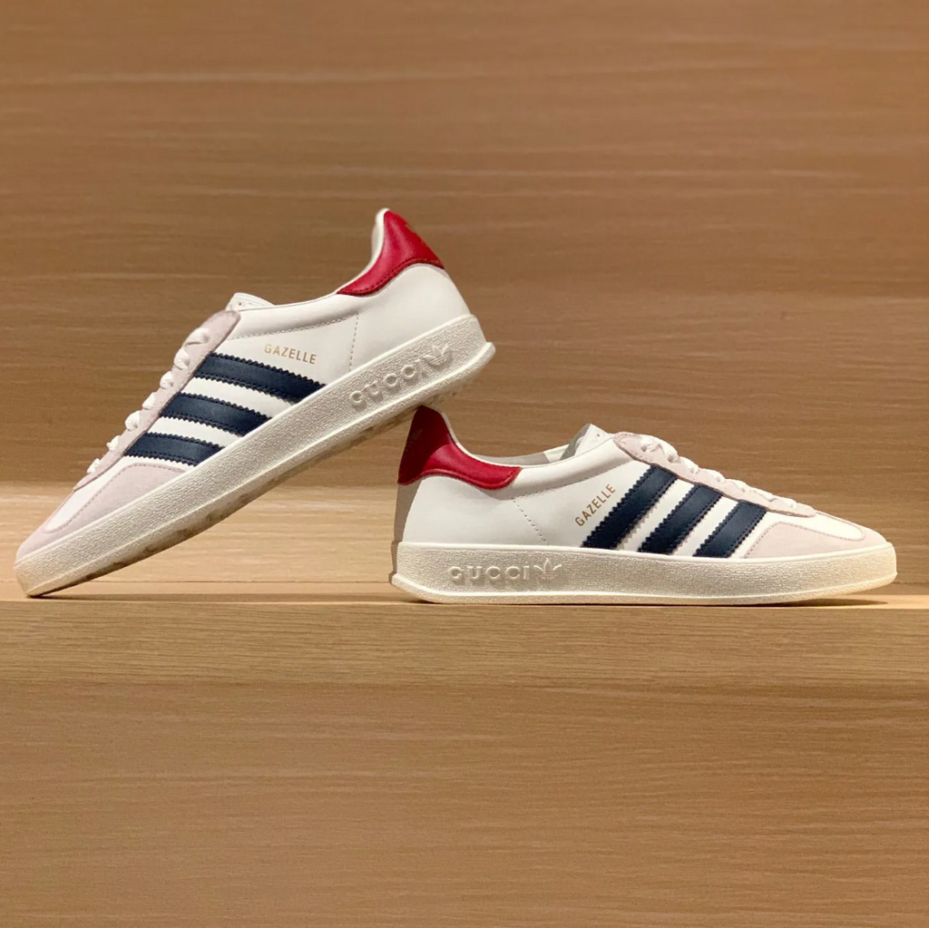 GG x AD Gazelle ‘White’ Shoes Sneakers