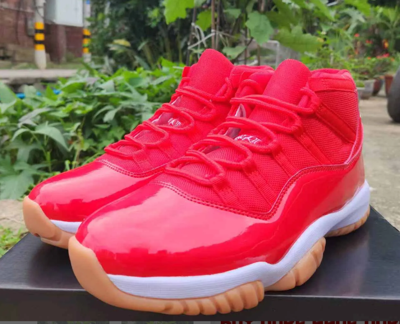 Air Jordan 11 Red Gum Shoes Sneakers