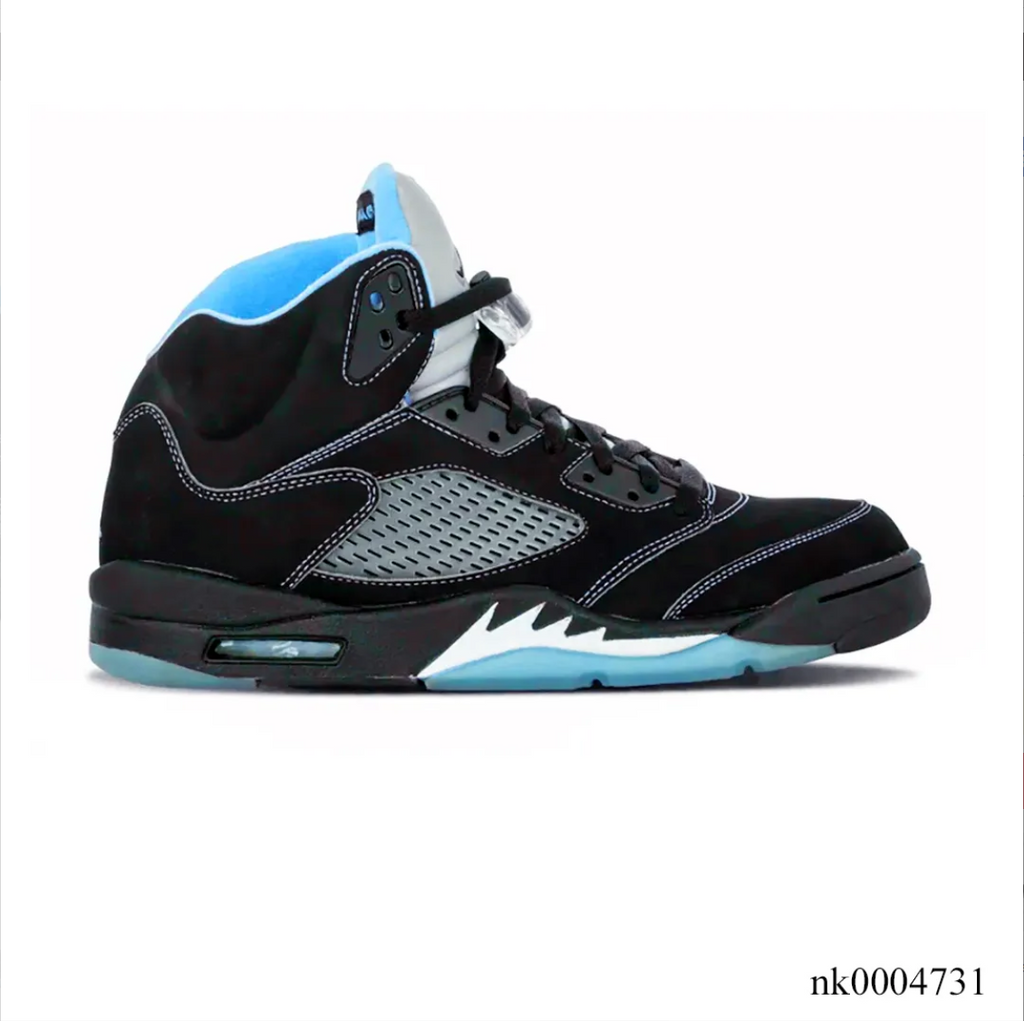 Air Jordan 5 Black University Blue Shoes Sneakers