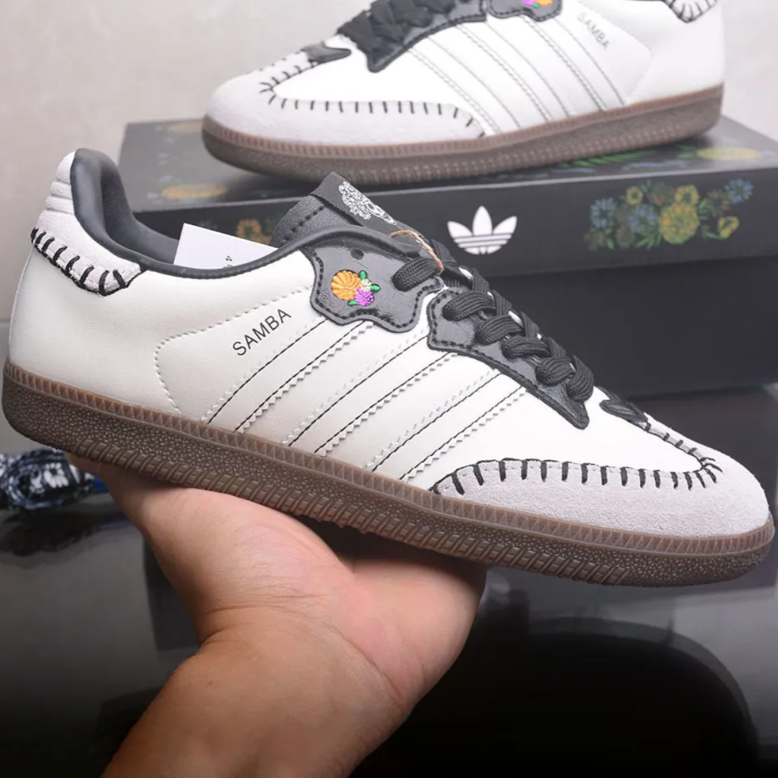 AD Samba OG Día de Muertos Pack Off White Shoes Sneakers ad0000468