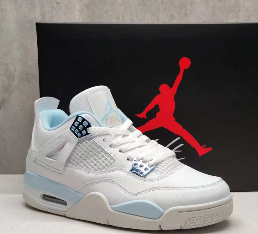 Air Jordan 4 Aluminum Shoes Sneakers