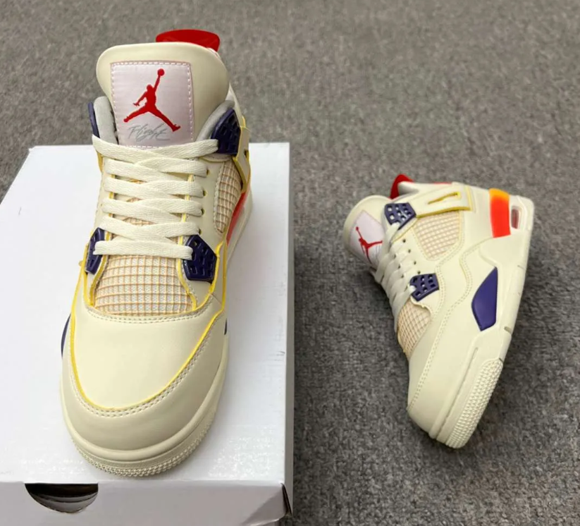 J Balvin x AJ 4 Medellín Sunset Shoes Sneakers