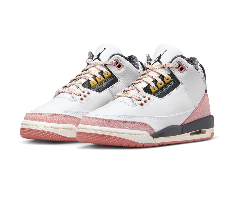 AJ 3 Red Stardust Shoes Sneakers