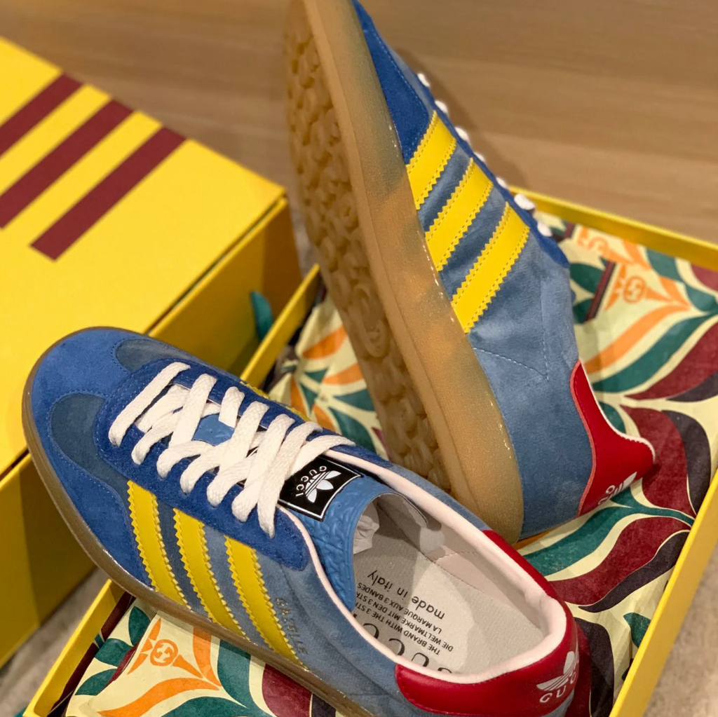 GG x AD Gazelle ‘Light Blue Suede’ Shoes Sneakers – nk0004919
