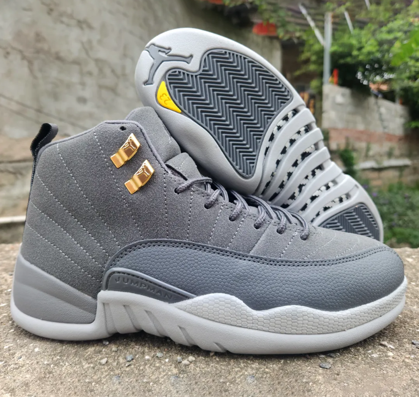 Air Jordan 12 Dark Grey Shoes Sneakers