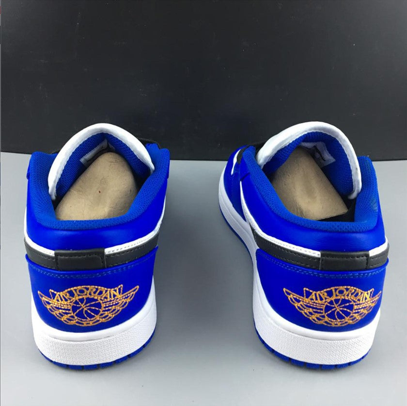 Air Jordan 1 Low Hyper Royal Orange Peel Shoes Sneakers