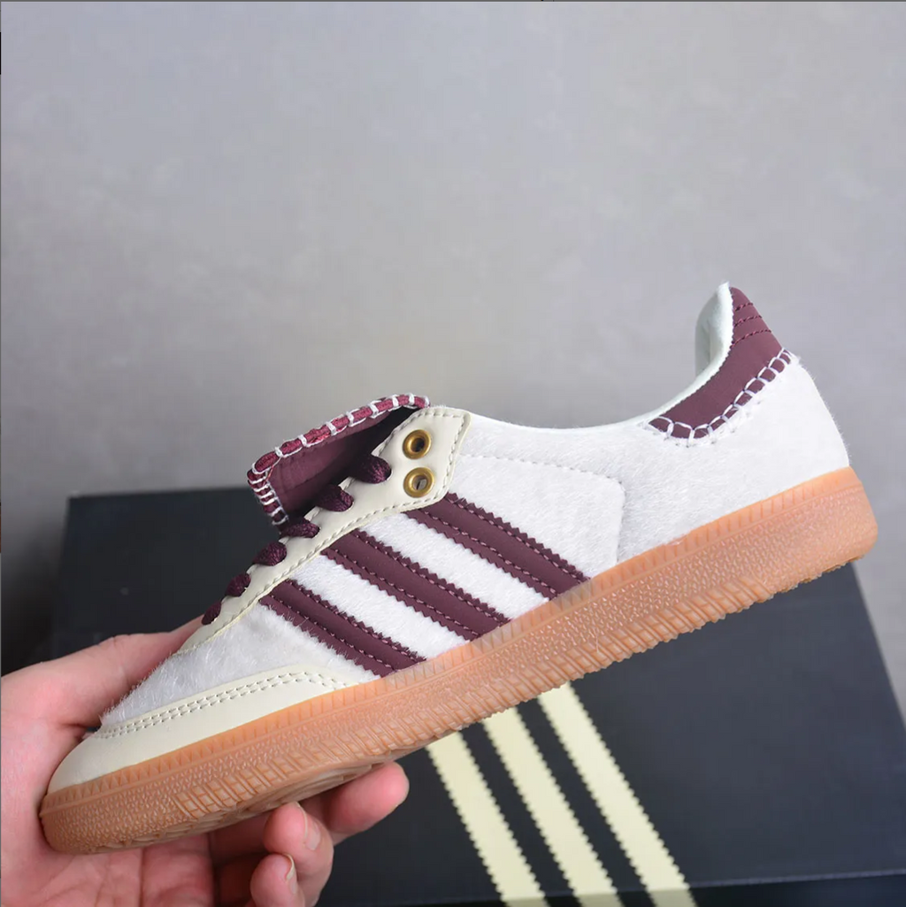 Wales Bonner x AD Samba Pony Cream White Shoes Sneakers