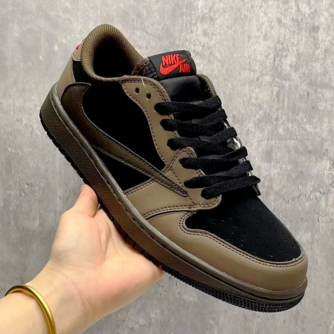Travis Scott x AJ 1 Low OG Brown Shoes Sneakers