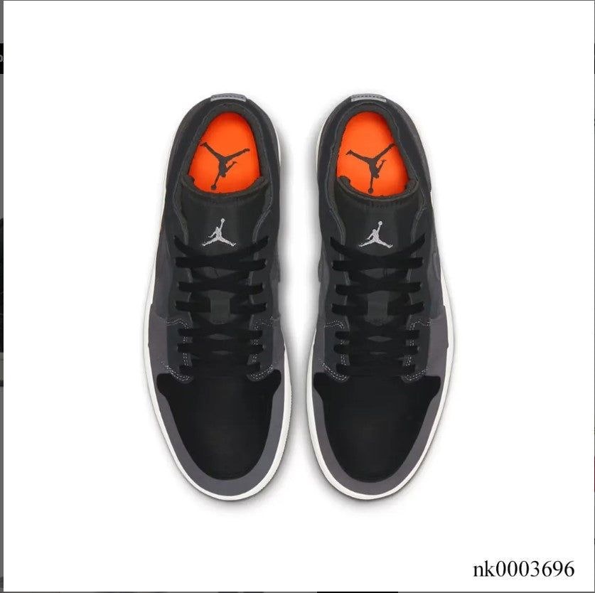 Air Jordan 1 Low Craft Inside Out Black Shoes Sneakers