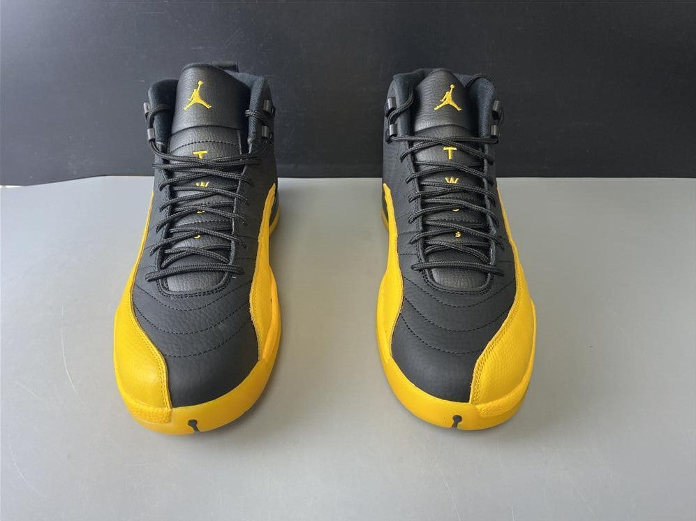 Air Jordan 12 Retro Black University Gold Shoes Sneakers
