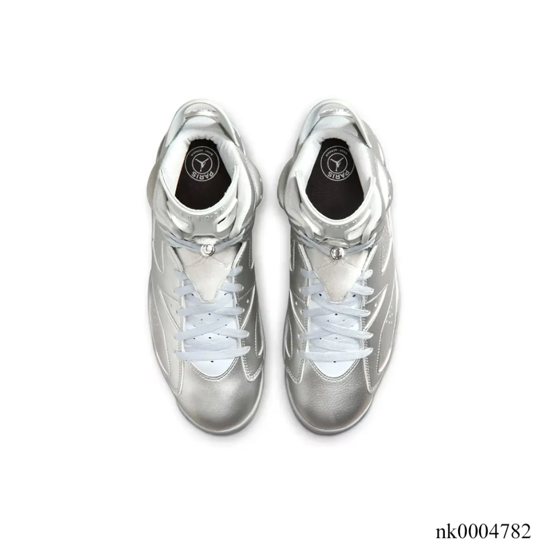 PSG x Air Jordan 6 Metallic Silver Shoes Sneaker