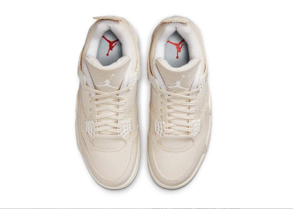 Air Jordan 4 Retro Blank Canvas Shoes Sneakers