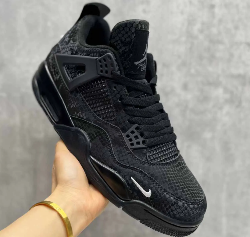 Nigel Sylvester x AJ 4 Black Mamba Shoes Sneakers