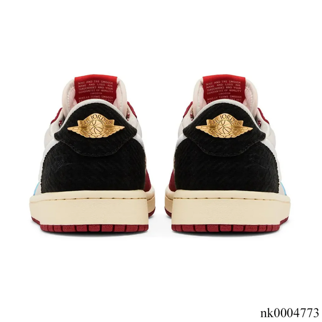 Trophy Room x Air Jordan 1 Low OG (White Swoosh) Shoes Sneakers