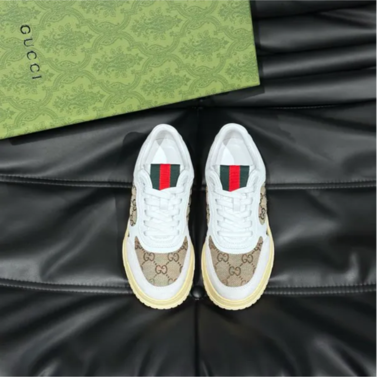 GG Re-Web Sneaker ‘GG Canvas – White Beige’ Shoes Sneakers