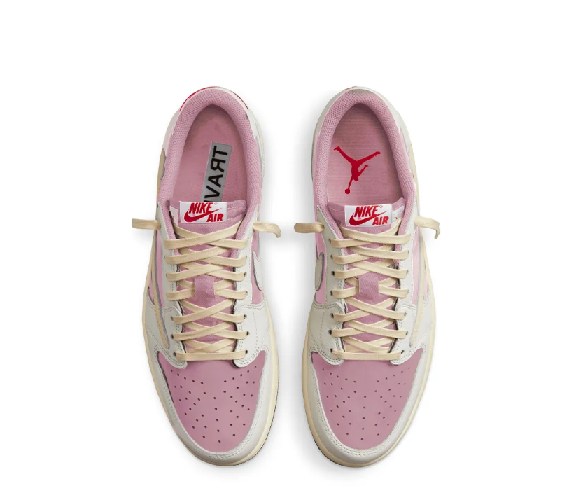 Travis Scott x Air Jordan 1 Low OG Shy Pink Shoes Sneakers
