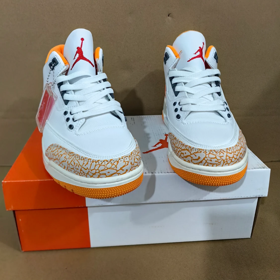 Air Jordan 3 Orange Citrus Shoes Sneakers