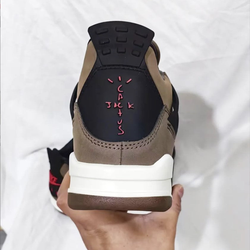 Travis Scott x Air Jordan 4 Olive Shoes Sneakers