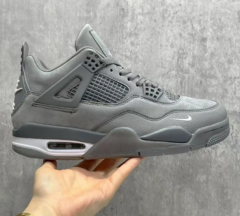 Nigel Sylvester x Air Jordan 4 Wolf Grey Shoes Sneakers