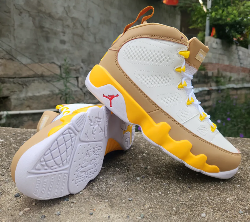 Air Jordan 9 Mustard Shoes Sneakers