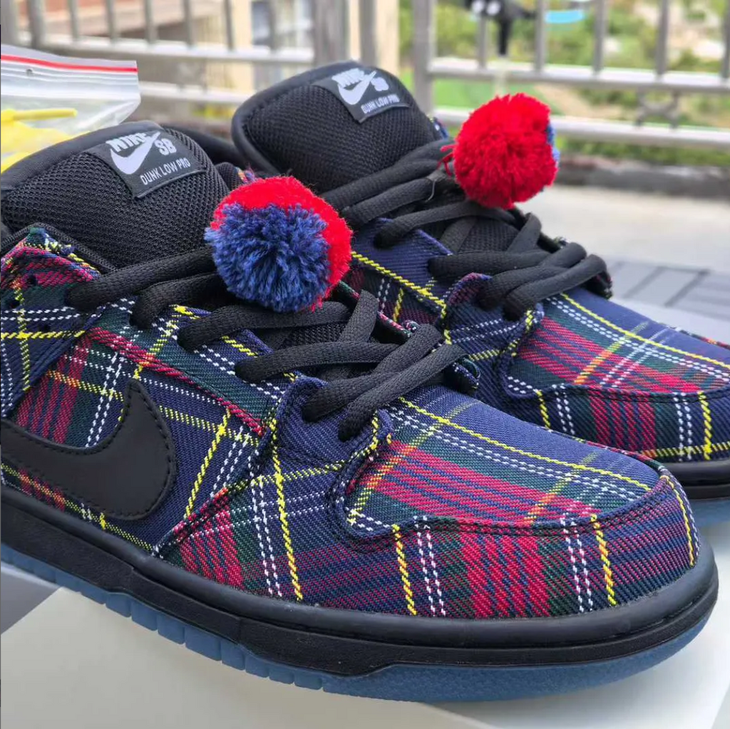 Nardwuar x Dunk Low SB Pro Tartan Shoes Sneakers