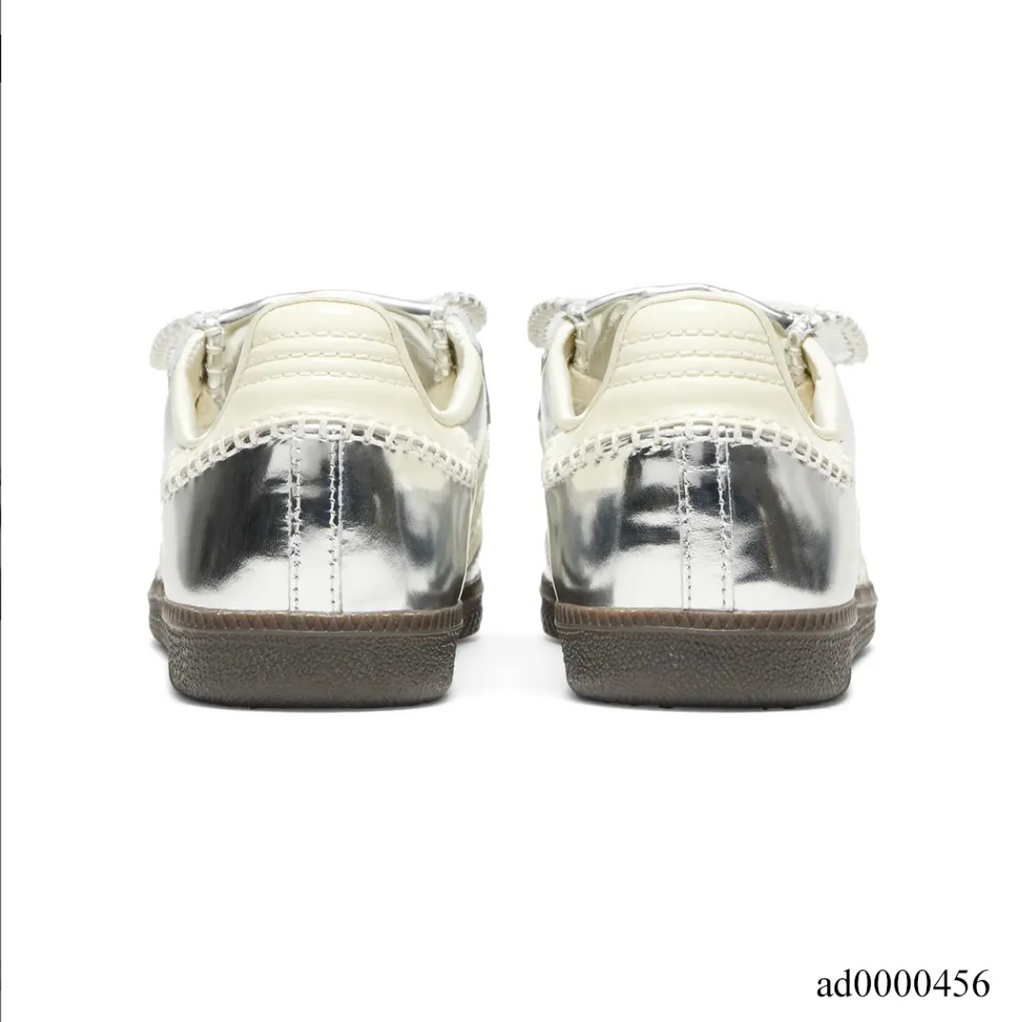 Wales Bonner x AD Samba Silver Metallic Shoes Sneakers