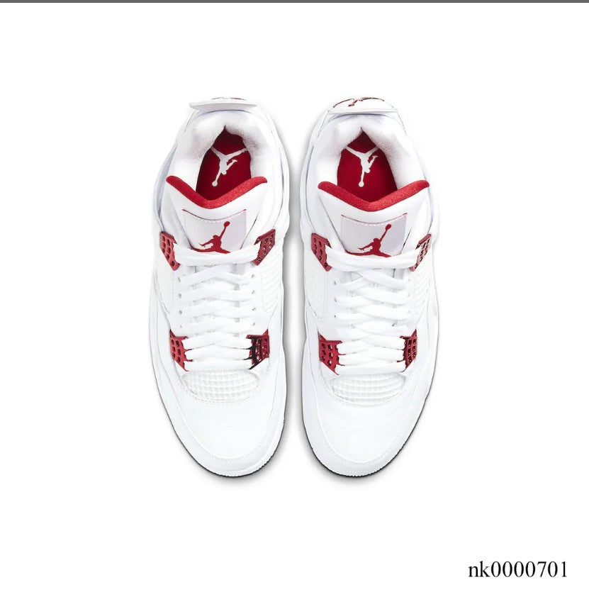Air Jordan 4 Retro Metallic Red Shoes Sneakers (Big Size Available)