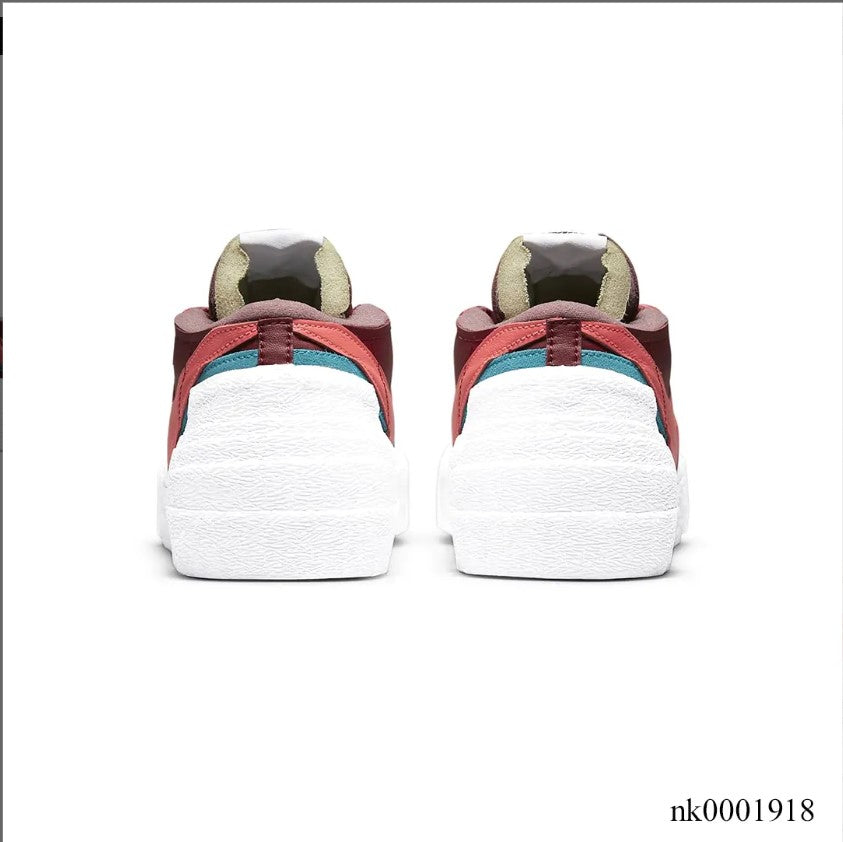 Sacai x KAWS x Blazer Low Team Red Shoes Sneakers