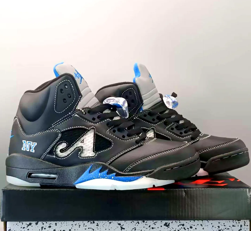 Awake NY x Air Jordan 5 Racer Blue Shoes Sneakers