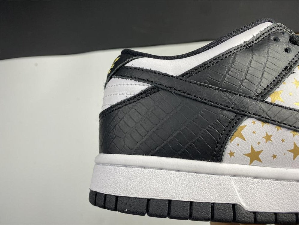 SB Dunk Low Stars Black x Supreme Shoes