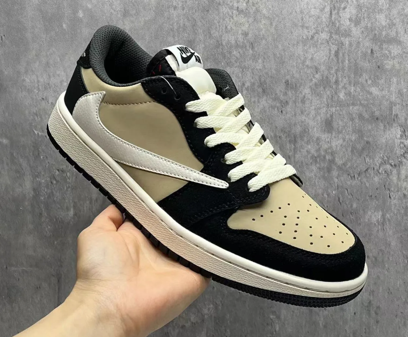 Travis Scott x AJ 1 Low OG Pale Vanilla Shoes Sneakers