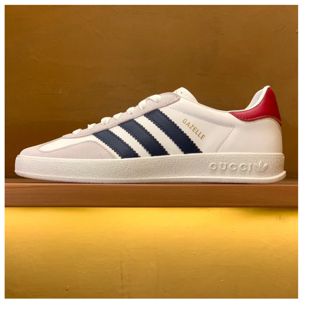 GG x AD Gazelle ‘White’ Shoes Sneakers
