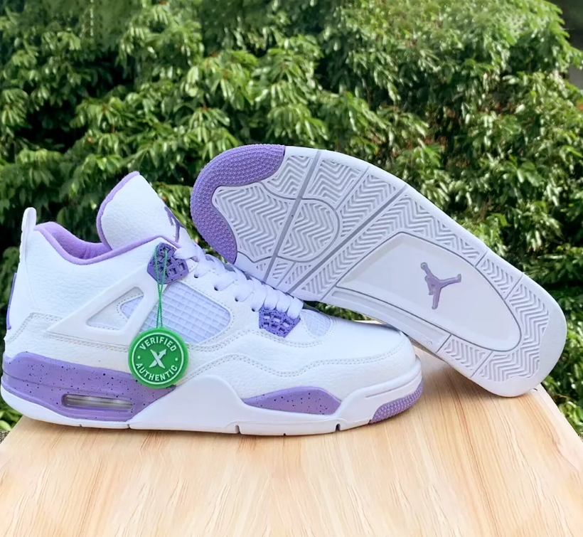 Air Jordan 4 Purple Oreo Shoes Sneakers
